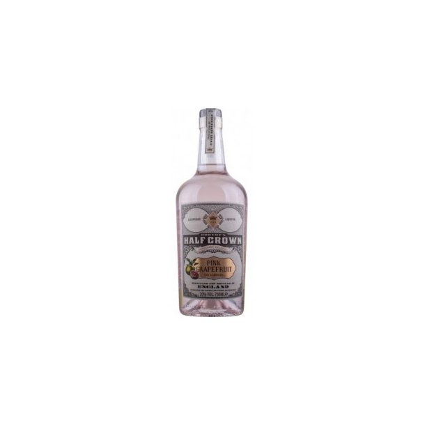 Half Crown Pink Grapefruit Gin Likr Rokeby 20%