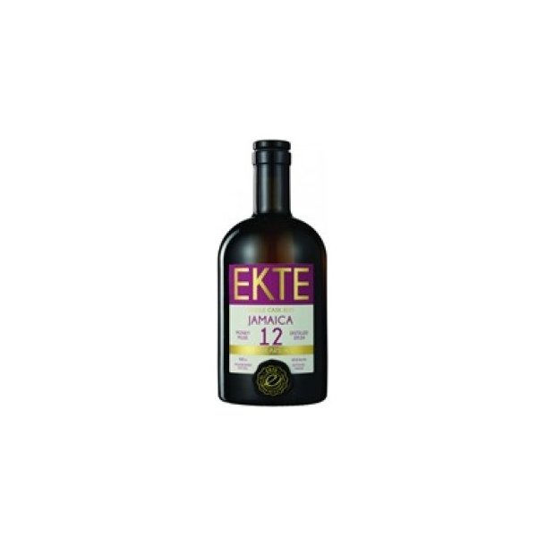 EKTE Rum No8 JAMAICA MONY MUSK 12 r, 63,6%, 50cl.