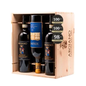 Argiano Collectors Case 6 stk i trkasse. 3xSolengo, 3xBrunello